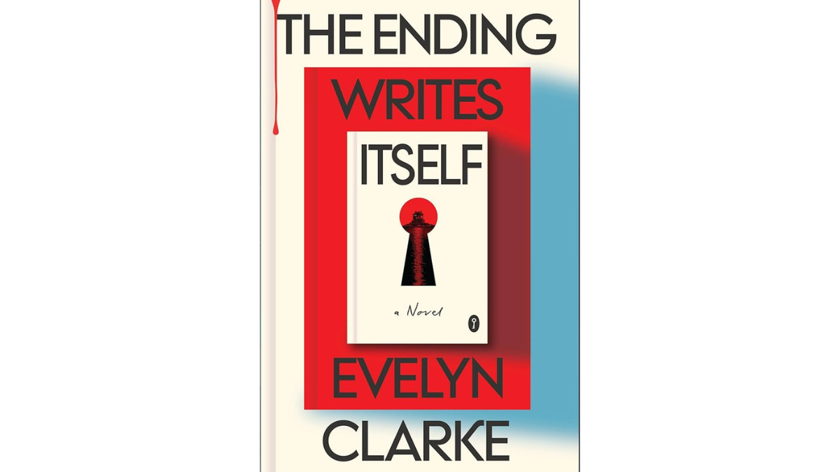 Book cover of "The Ending Writes Itself" by Evelyn Clarke.