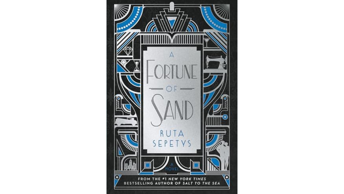 Book cover of "A Fortune of Sand" by Ruta Sepetys.